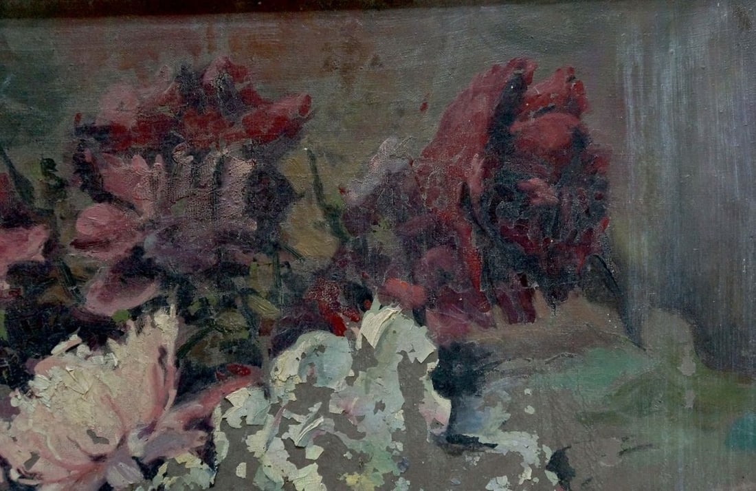 Oil painting Peonies Besedin Sergey Fotievich - 4