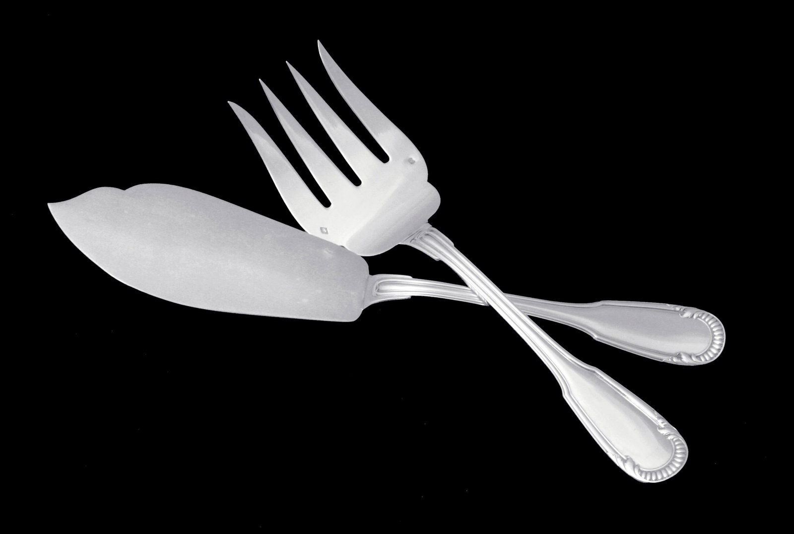 SAVARY & FILS 182pc FRENCH 950 STERLING SILVER FLATWARE SET, 26 SERVING PIECES + CHEST 1850-1899 - 15