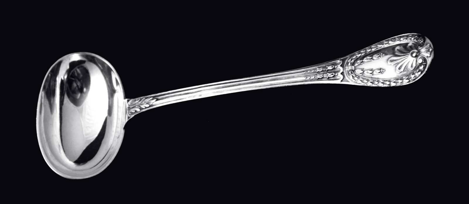 Odiot - 261pc. Antique French 950 Sterling Silver Flatware Set, Louis XVI Model, Service for 24, 15 - 16