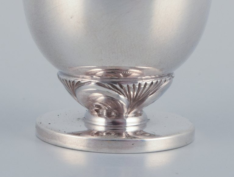 Gundorph Albertus (1887-1970) for Georg Jensen, Denmark, "Cactus" salt and pepper shakers in - 6
