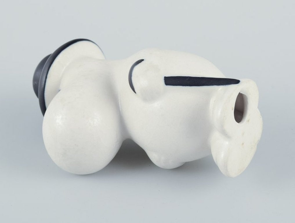 Arabia, Finland. Hand-painted ceramic figurine of Moominfather from the Moomins. Late 20th century. - 8