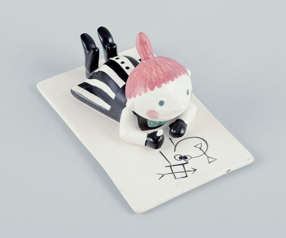 Arabia, Finland. Figurine of 'Little My' from the Moomins in hand-painted ceramic. Late 20th (1 of 7)