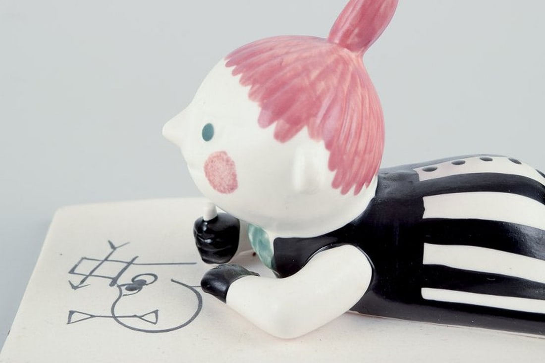 Arabia, Finland. Figurine of 'Little My' from the Moomins in hand-painted ceramic. Late 20th - 5