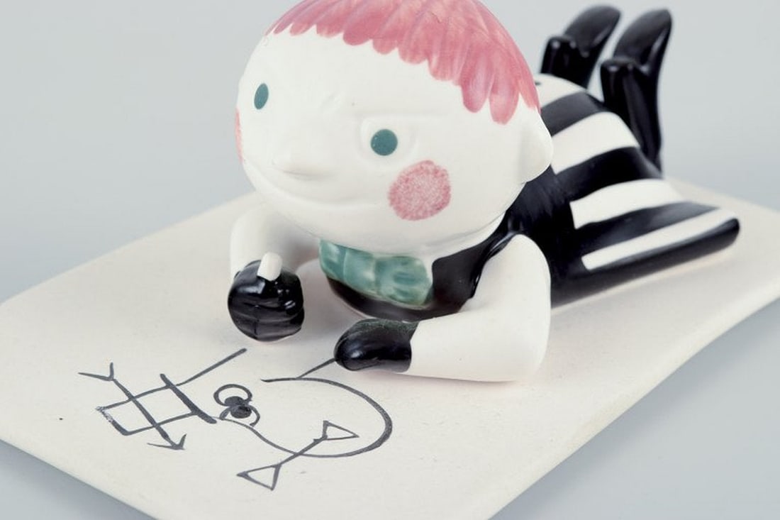 Arabia, Finland. Figurine of 'Little My' from the Moomins in hand-painted ceramic. Late 20th - 6