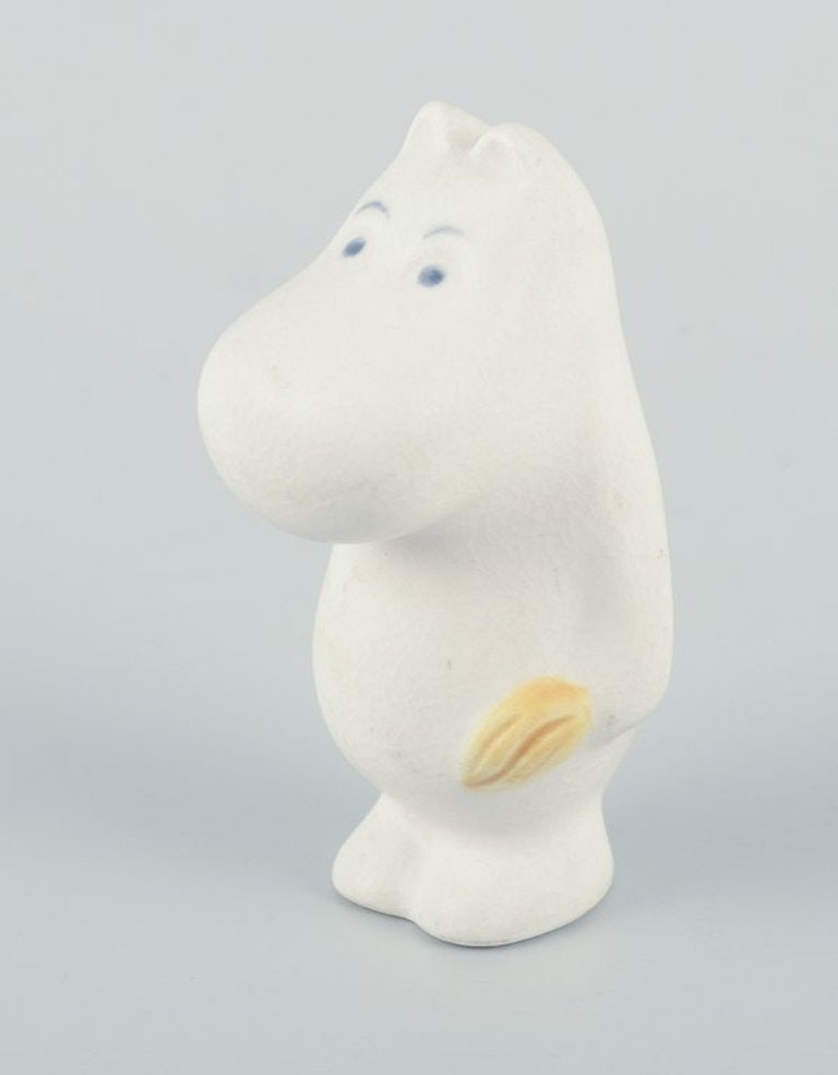 Arabia, Finland. Two figurines from the Moomins in hand-painted ceramic. Late 20th century. - 4