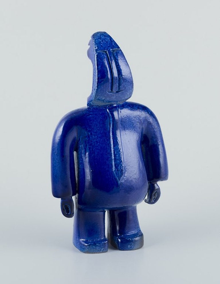Bernard Lombot, French ceramicist. Unique ceramic sculpture. Circa 1980s. - 2