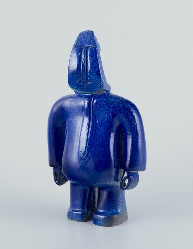 Bernard Lombot, French ceramicist. Unique ceramic sculpture. Circa 1980s. - 3