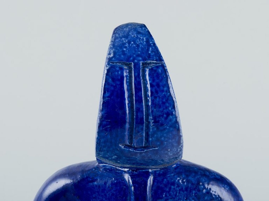 Bernard Lombot, French ceramicist. Unique ceramic sculpture. Circa 1980s. - 5