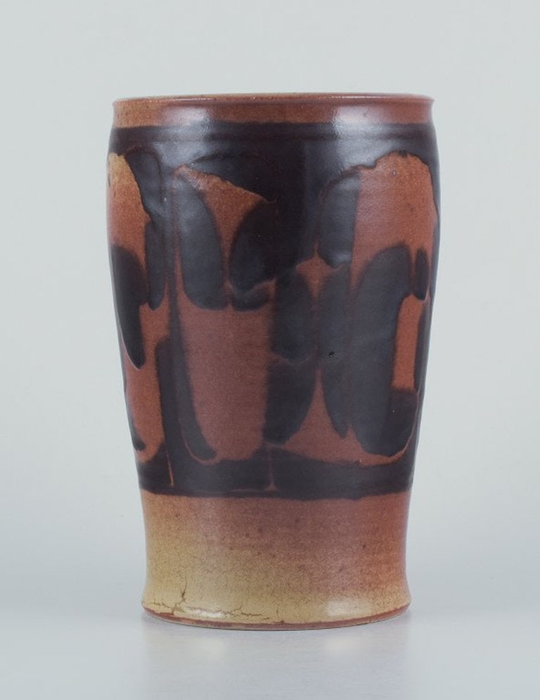Nils Thorsson for Royal Copenhagen. Large unique ceramic vase. 1930s/40s. - 4