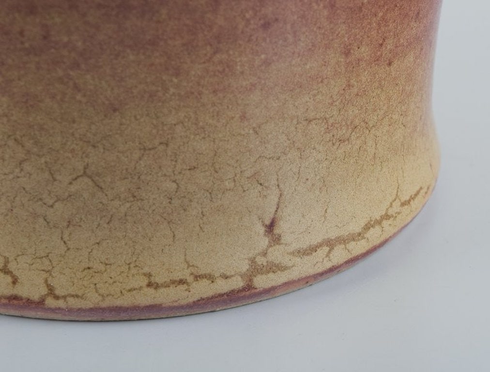 Nils Thorsson for Royal Copenhagen. Large unique ceramic vase. 1930s/40s. - 6