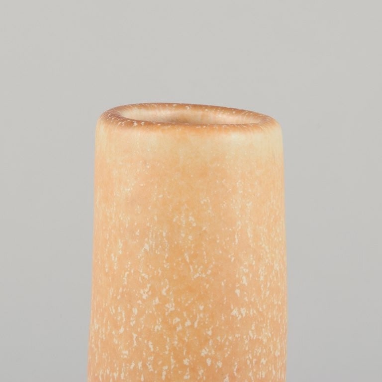 Bobergs Fajansfabrik/Gefle, Sweden. Large ceramic vase, narrow-necked. Approximately 1960. - 5