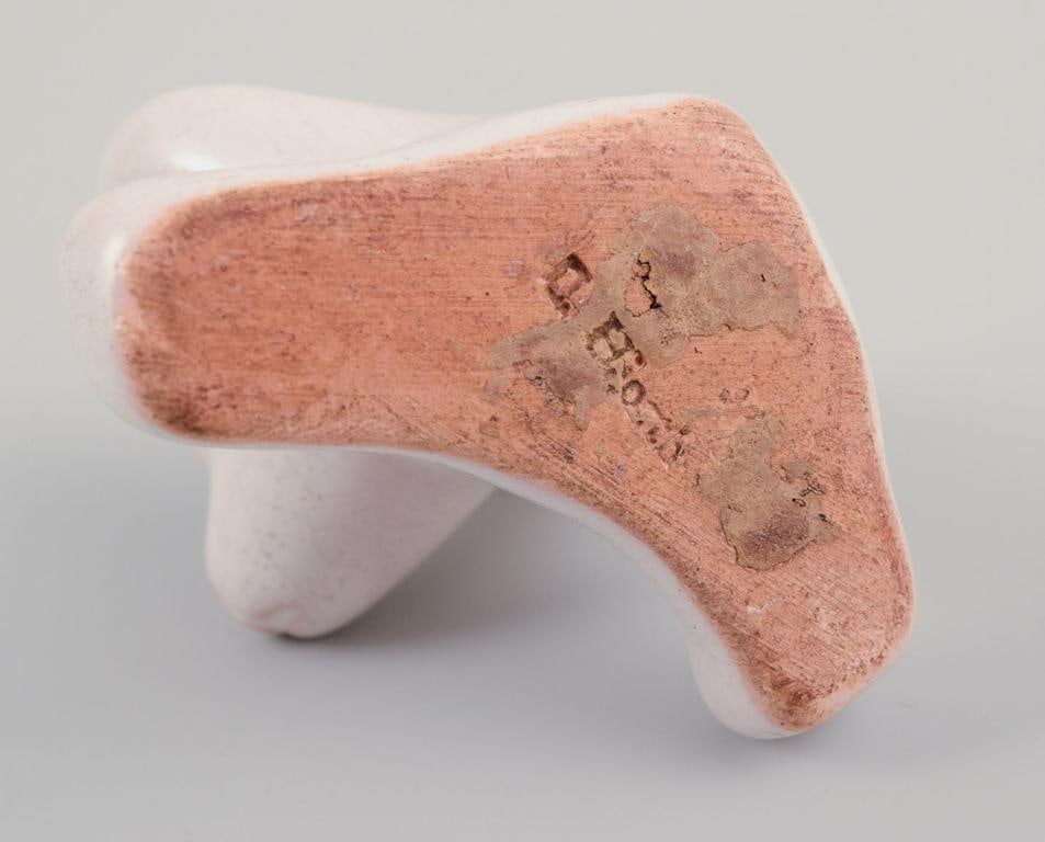 Hjorth, Bornholm. Five bear musicians in white glazed stoneware. Mid-20th C. - 8