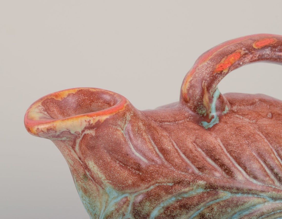 Michael Andersen, Bornholm. Small ceramic jug. Mid-20th C. - 5