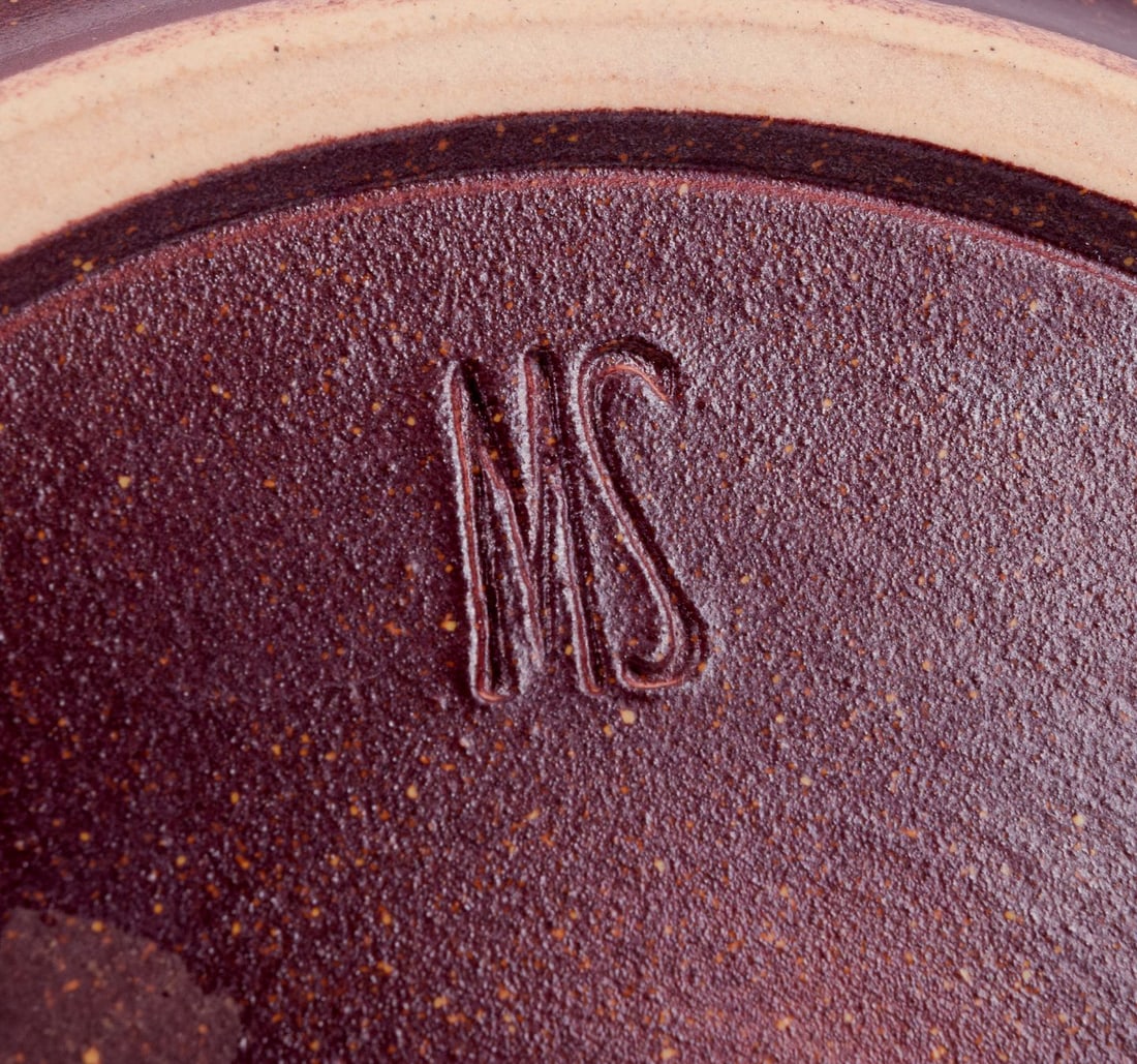 Marianne Starck for Michael Andersen. Modernist jar in stoneware with motif of a hare. 1960s. - 8
