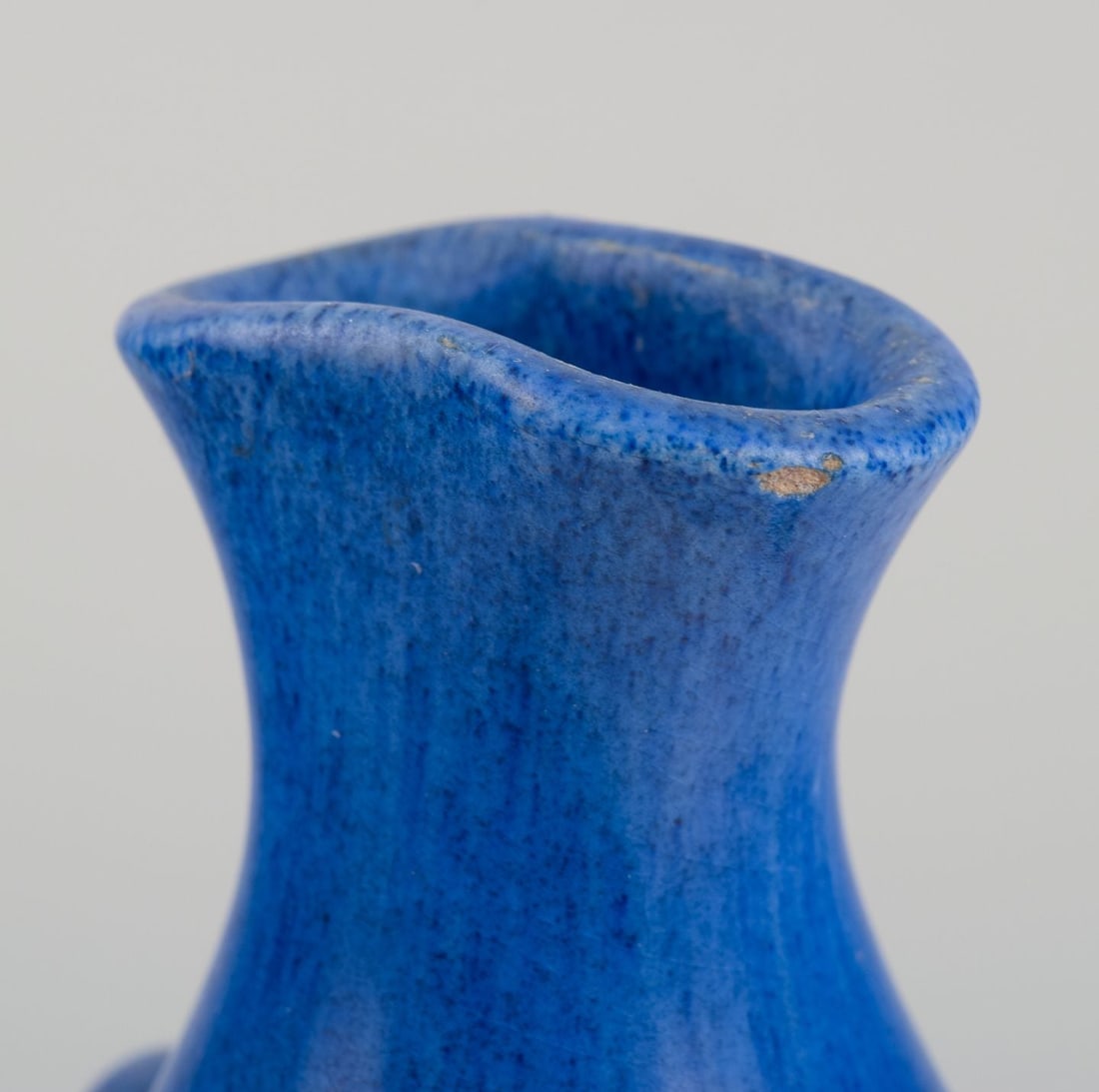Danish ceramicist, unique vase in the style of Arne Bang. Mid-20th C. - 4