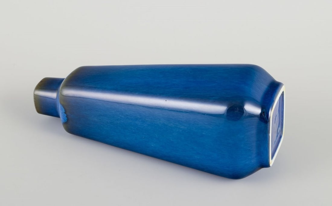 Sven Jonson for Gustavsberg. Laguna vase in glazed stoneware. 1960s/70s. - 8
