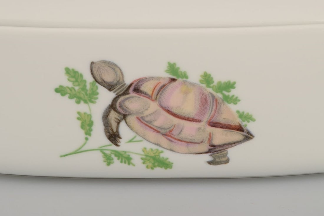 Danild/Lyngby, "Picnic" fireproof lidded fish tureen. 1960s/1970s. - 7