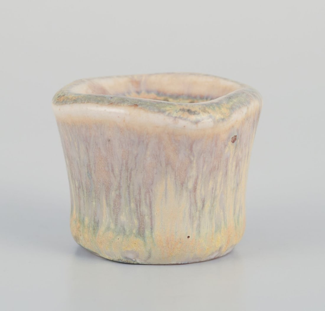 Edith Sonne for Saxbo, Denmark. Small ceramic candlestick. Mid-20th C. - 7