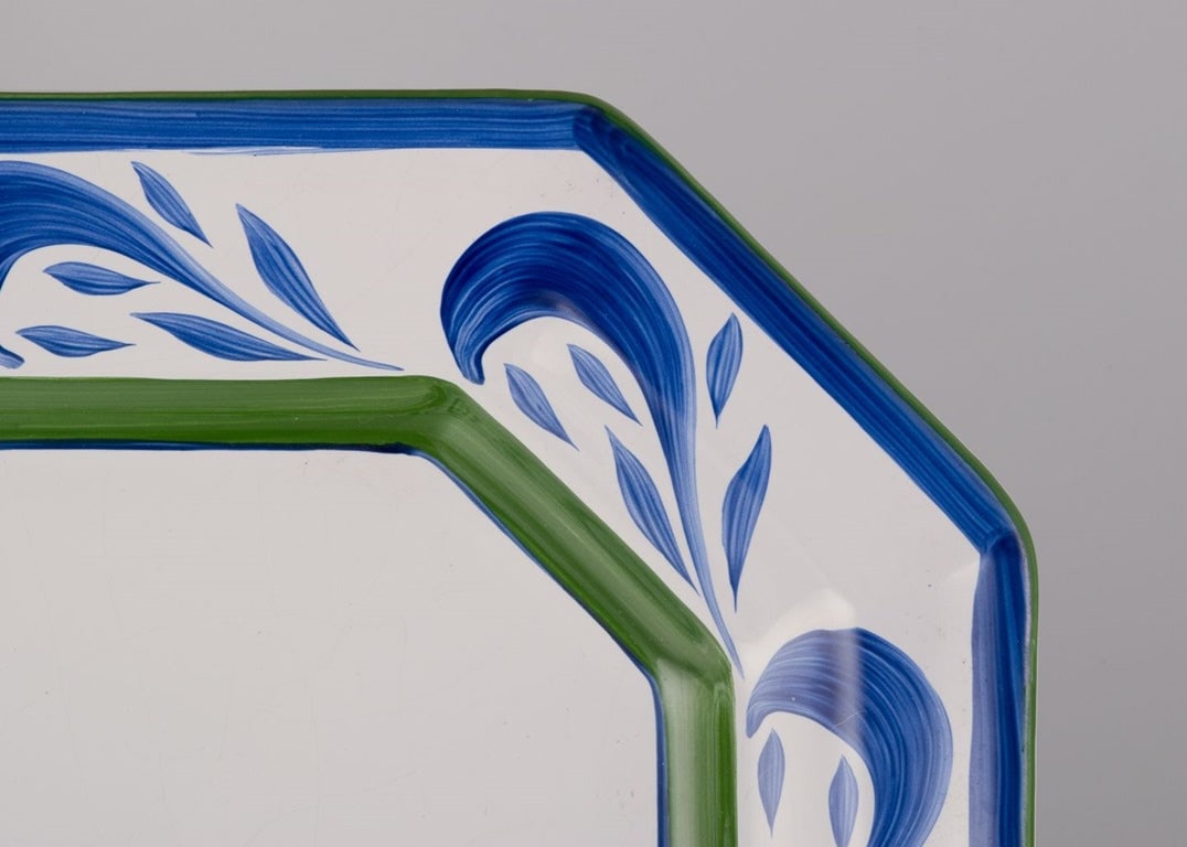 Herend, Hungary. Four square ceramic dinner plates. Approx. 1980s. - 4