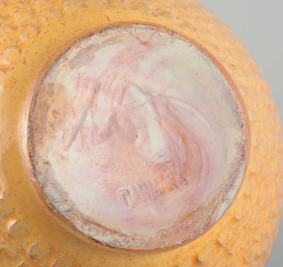Svend Hammershoi for Kahler, Denmark. Ceramic vase in uranium glaze. Approx. 1930s. - 8
