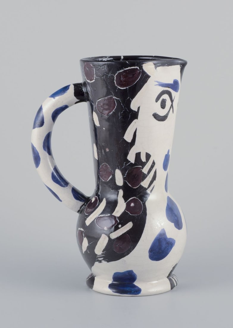 Pablo Picasso (1881-1973). "Cruchon Hibou" jug in glazed earthenware. Designed in 1955. - 2
