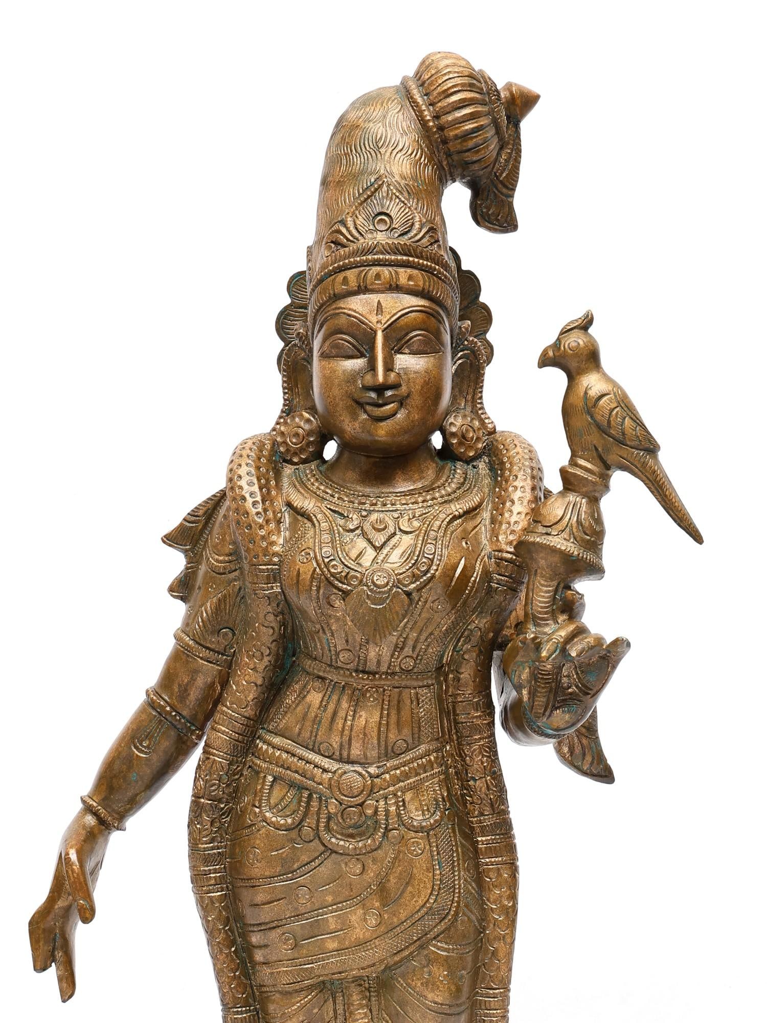 21" Goddess Andal | Bronze Statue - 2