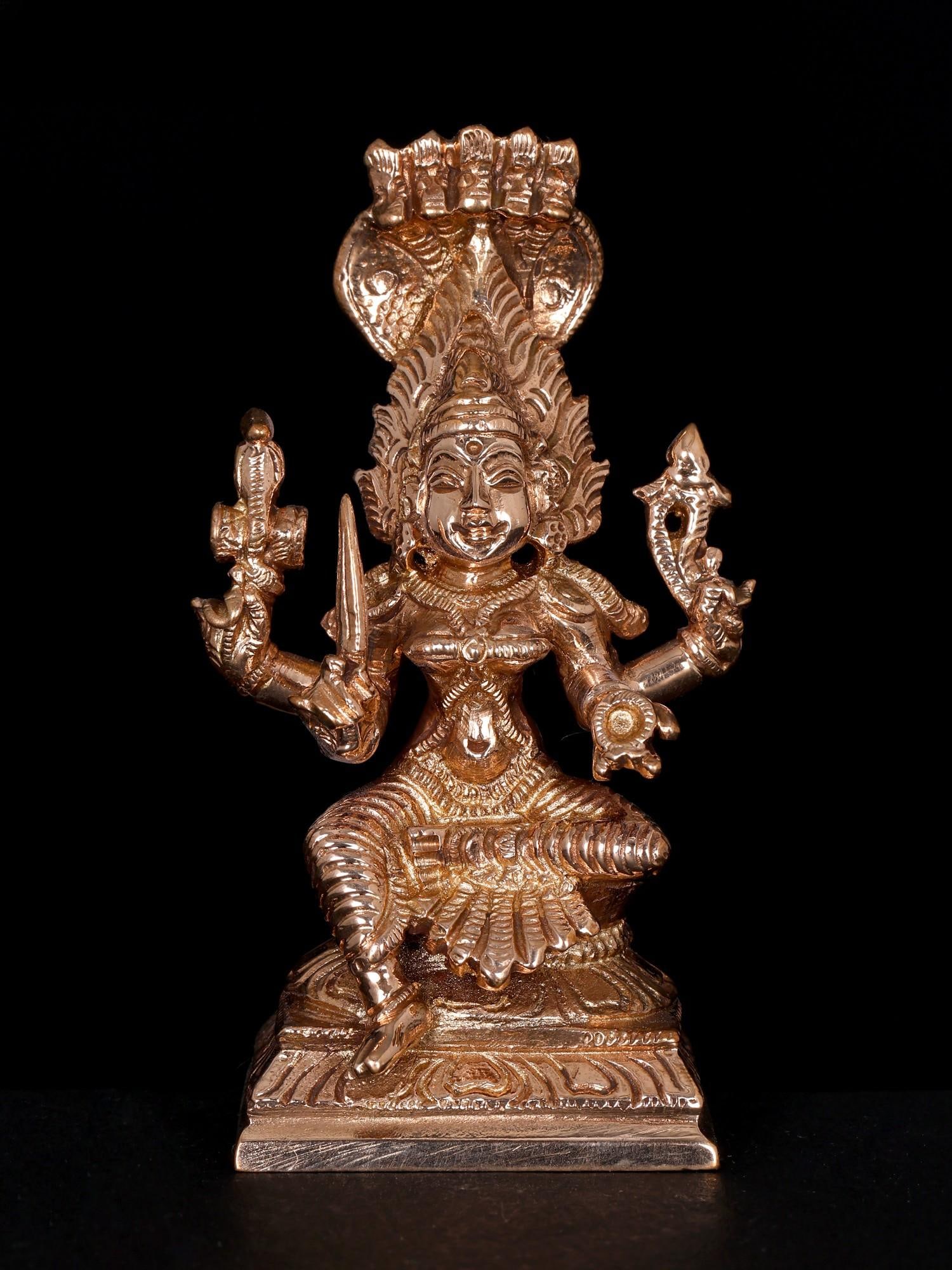 3" Small Goddess Mariamman | Bronze Statue: Title: 3" Small Goddess Mariamman | Bronze Statue Additional Information: itemcode: DDO032 Reserve: $130.00 Shipping: Domestic: Shipping rates are determined by destination International: Foreign