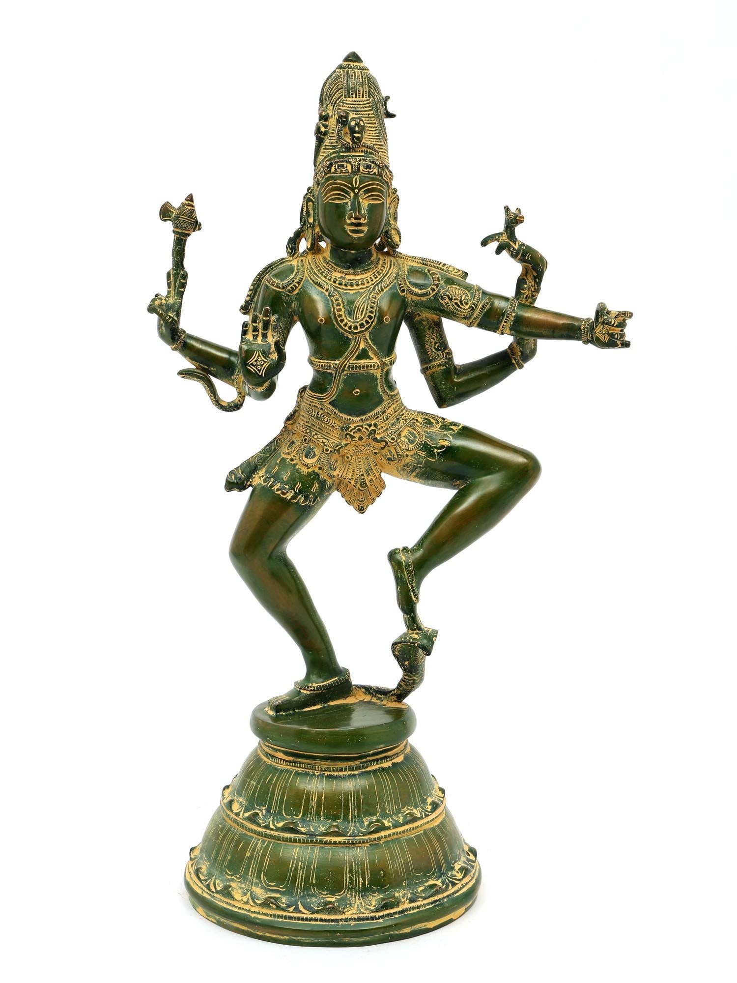 22" Four Armed Dancing Lord Shiva | Brass Statue: Title: 22" Four Armed Dancing Lord Shiva | Brass Statue Additional Information: itemcode: DDO113 Reserve: $574.00 Shipping: Domestic: Shipping rates are determined by destination International: Foreig
