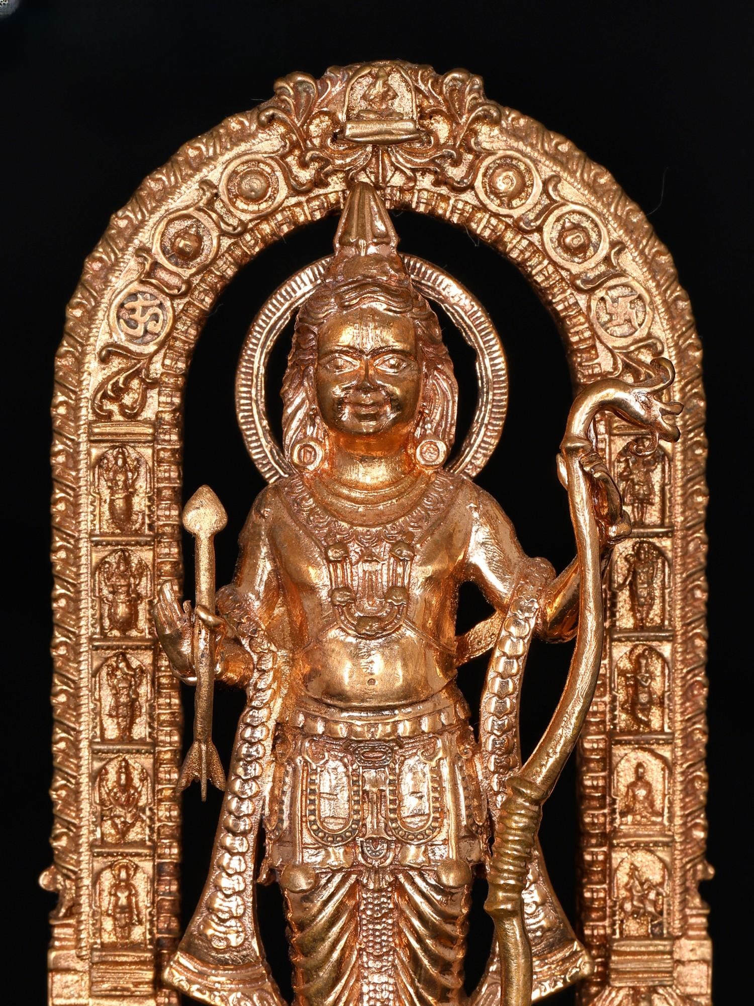 6" Small Ram Lalla | Bronze Statue - 2