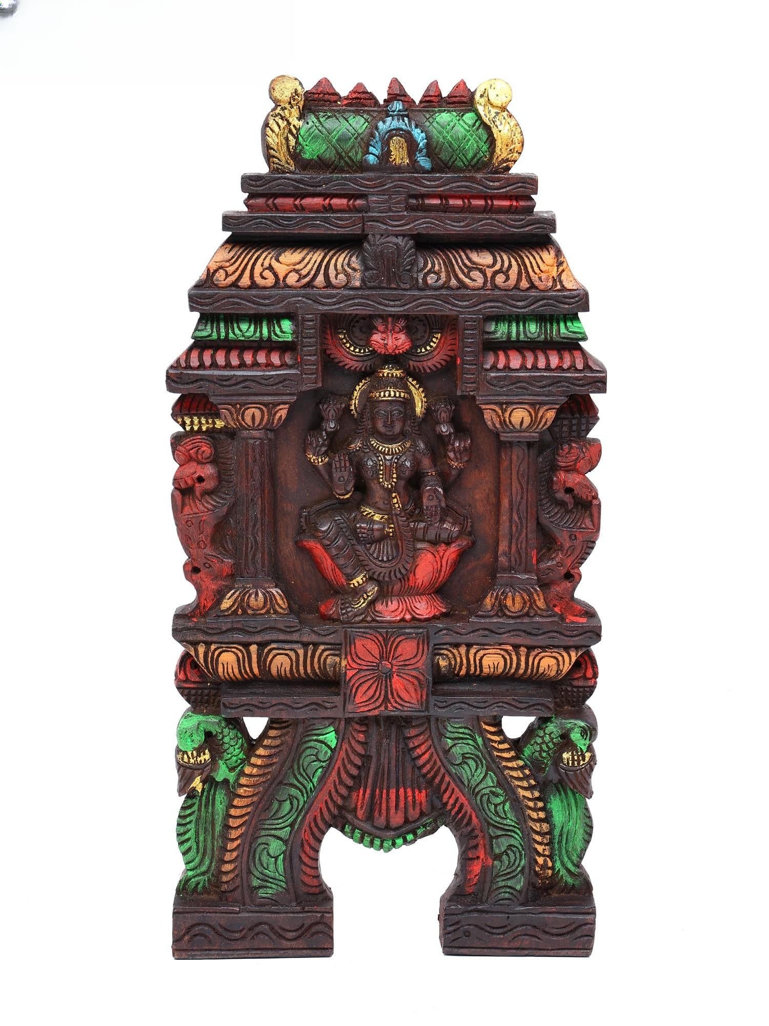 24" Goddess Lakshmi | Kavadi Wall Panel: Title: 24" Goddess Lakshmi | Kavadi Wall Panel Additional Information: itemcode: DDO181 Reserve: $264.00 Shipping: Domestic: Shipping rates are determined by destination International: Foreign
