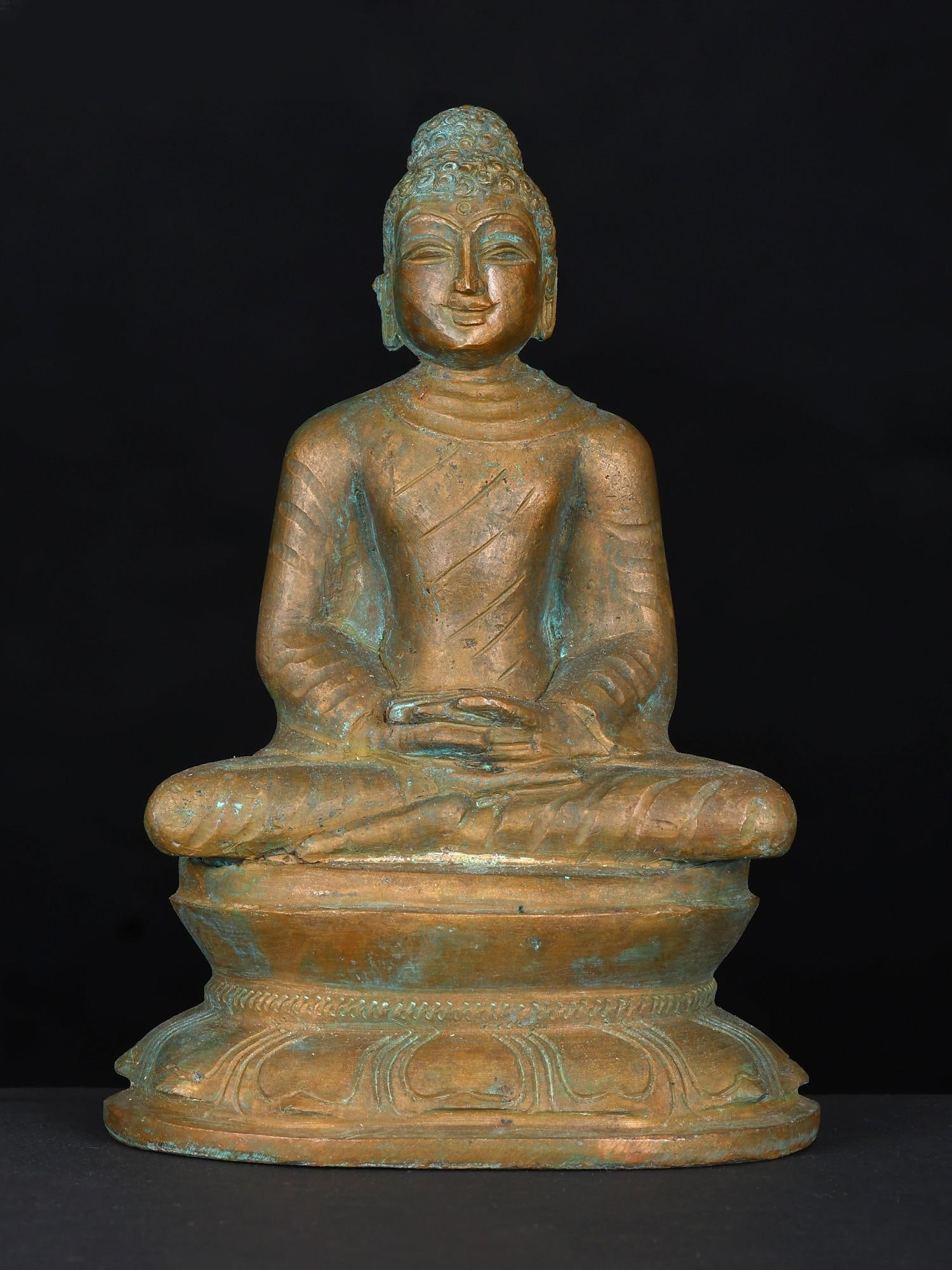 6" Lord Buddha in Dhyan Mudra | Bronze Statue: Title: 6" Lord Buddha in Dhyan Mudra | Bronze Statue Additional Information: itemcode: DDN975 Reserve: $156.00 Shipping: Domestic: Shipping rates are determined by destination International: Foreign s