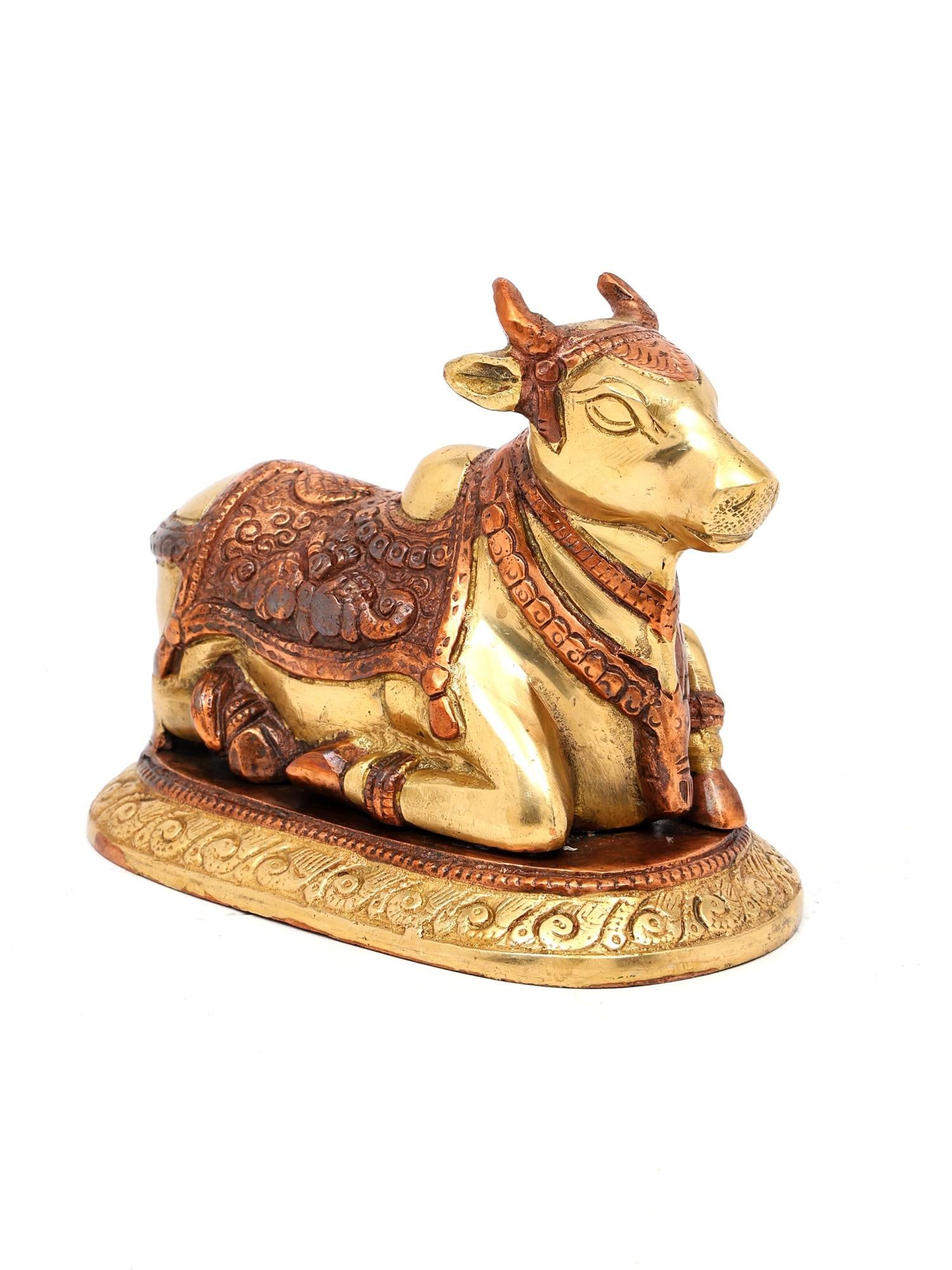 7" Brass Nandi Statue: Title: 7" Brass Nandi Statue Additional Information: itemcode: DDO116 Reserve: $140.00 Shipping: Domestic: Shipping rates are determined by destination International: Foreign shipping rates are