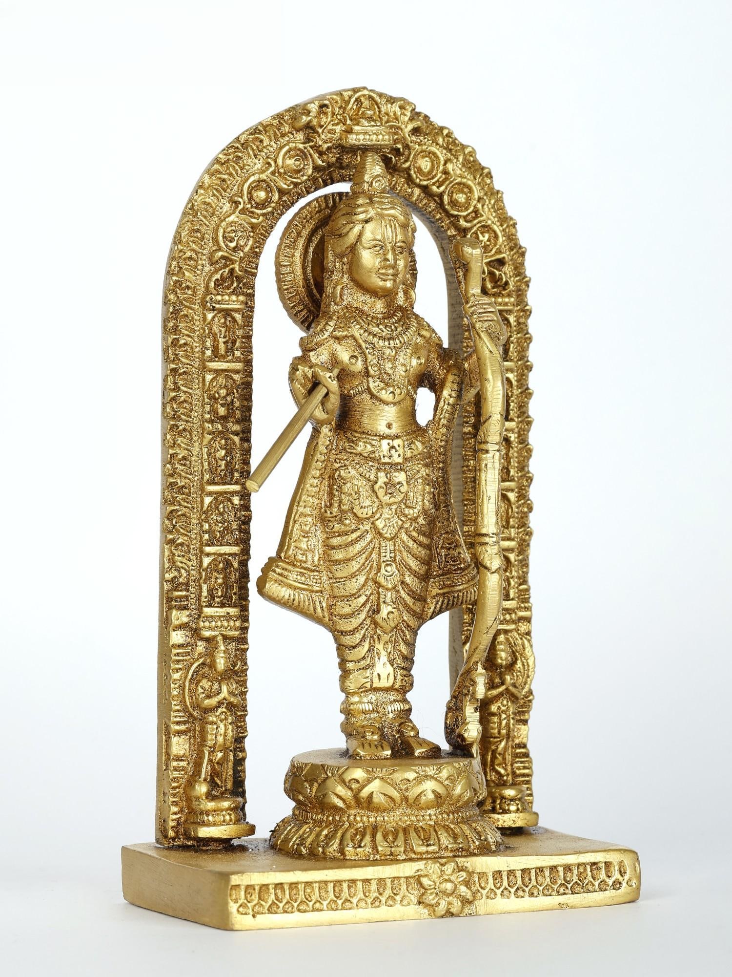 5" Small Ram Lalla /Brass Statue - 2
