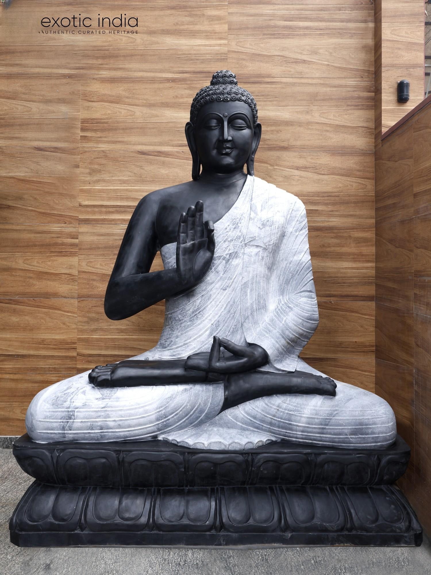 108" (9 Feet) Super Large Lord Buddha Preaching His Dharma /Black Marble Sculpture /Shipped by Sea: Description: --- Additional Information: itemcode: DDM334 Reserve: $27,112.00 Shipping: Domestic: Shipping rates are determined by destination International: Foreign shipping rates are determined by