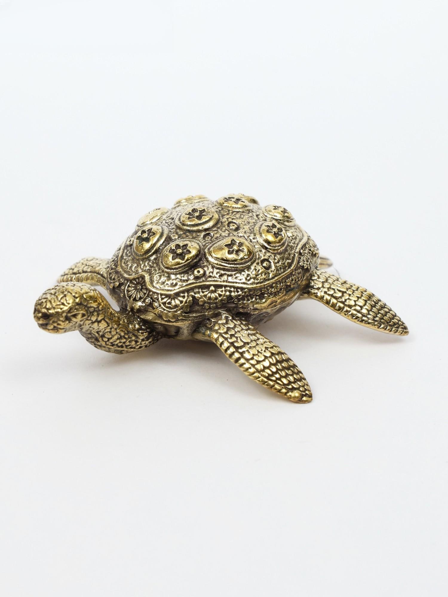 Small Vastu Tortoise /Brass Statue - 2