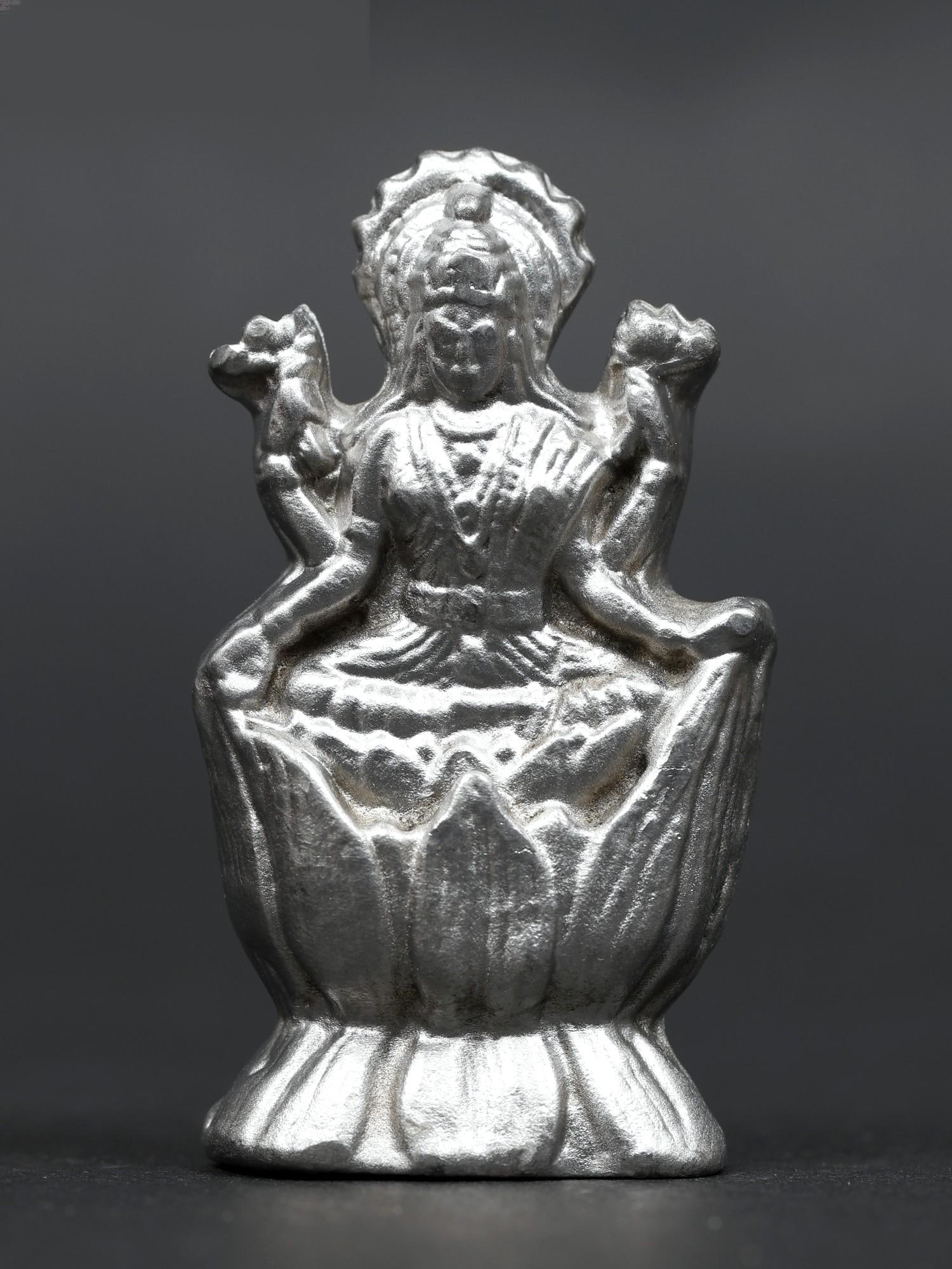 2" Small Devi Lakshmi on Lotus /Mercury Statue: Description: --- Additional Information: itemcode: DDM942 Reserve: $36.00 Shipping: Domestic: Shipping rates are determined by destination International: Foreign shipping rates are determined by desti