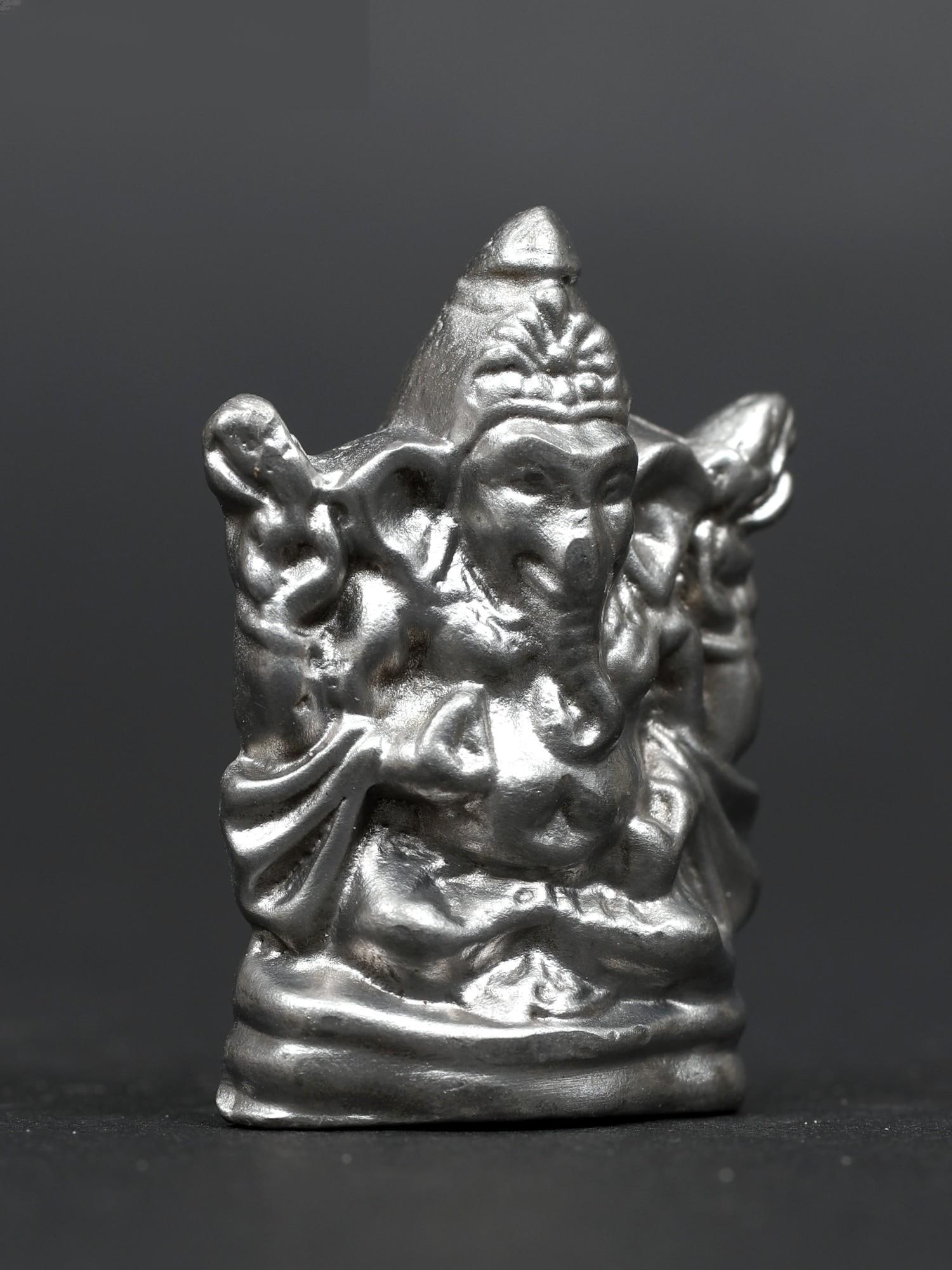 1" Small Ganapati /Mercury Statue - 2