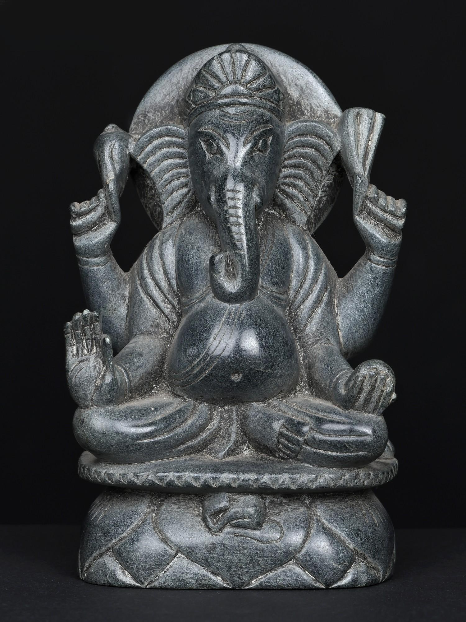 4" Small Blessing Lord Ganesha /Black Stone Statue: Description: --- Additional Information: itemcode: DDN310 Reserve: $103.00 Shipping: Domestic: Shipping rates are determined by destination International: Foreign shipping rates are determined by