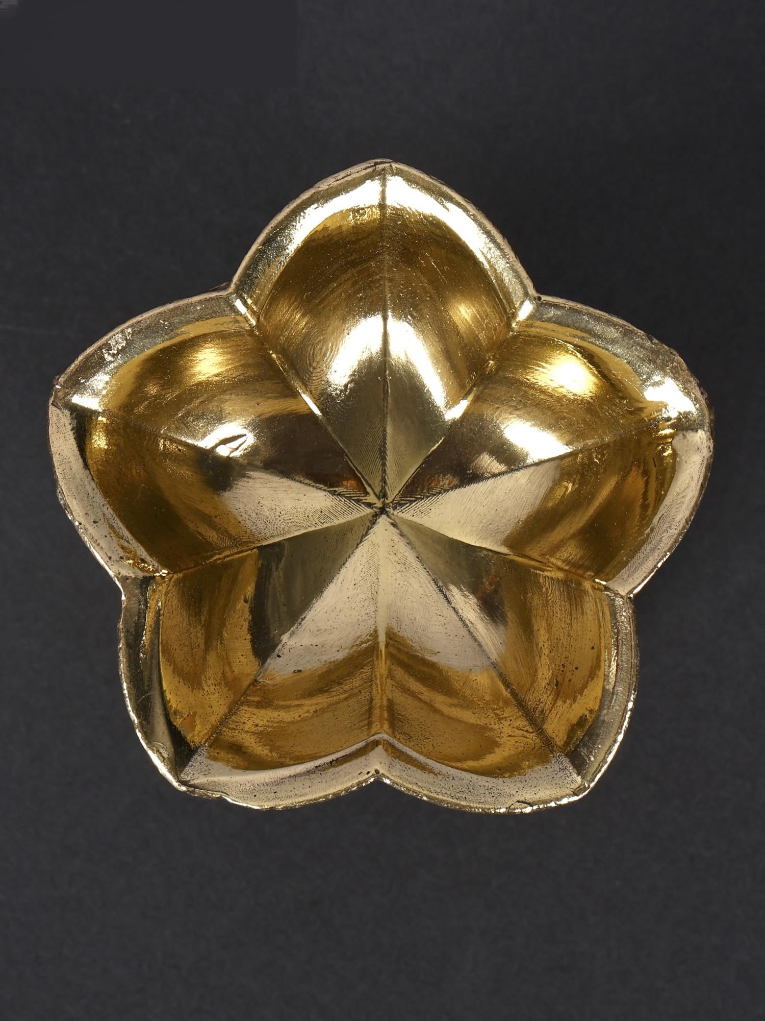 3" Designer Brass Diya - 2