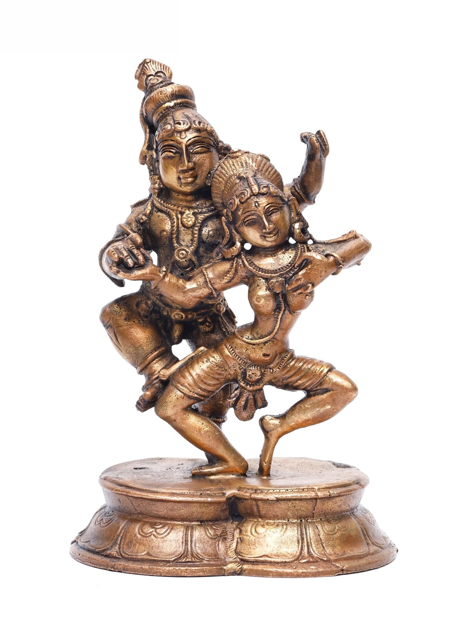 5" Small Dancing Radha Krishna /Copper Statue: Description: --- Additional Information: itemcode: DDN568 Reserve: $202.00 Shipping: Domestic: Shipping rates are determined by destination International: Foreign shipping rates are determined by