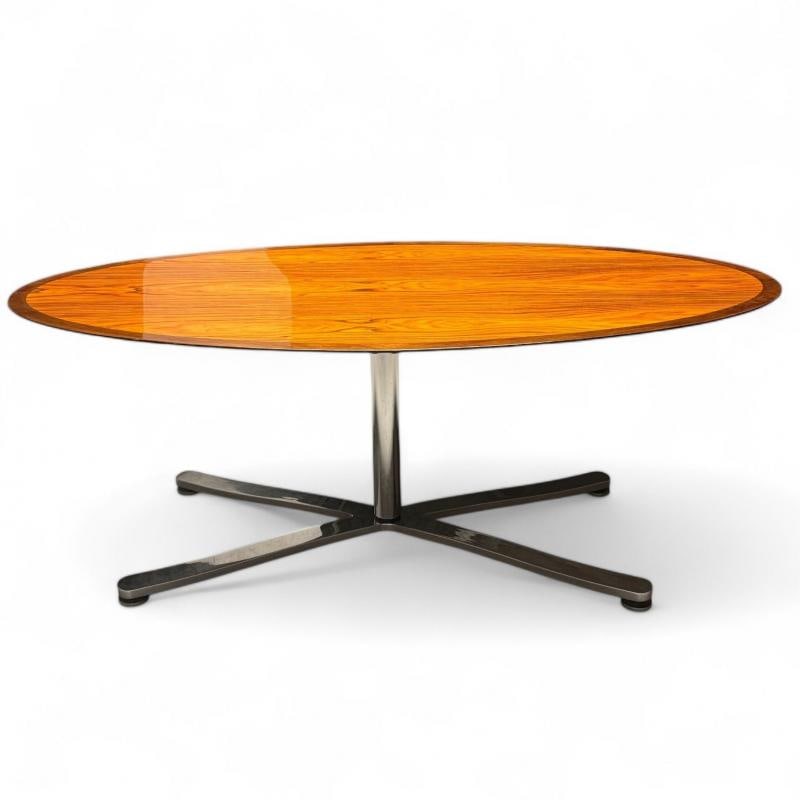 Pace, Mid-Century Modern, Writing Desk, Exotic Wood, Chrome, American, 20th C - 10