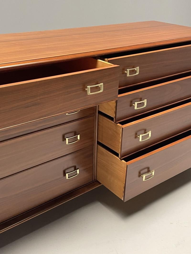 Paul Frankl, John Stuart, Mid-Century Modern, Dresser, Walnut, Brass, USA, 1950s - 11