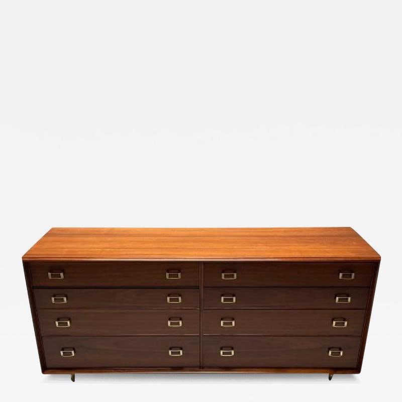 Paul Frankl, John Stuart, Mid-Century Modern, Dresser, Walnut, Brass, USA, 1950s (1 of 12)
