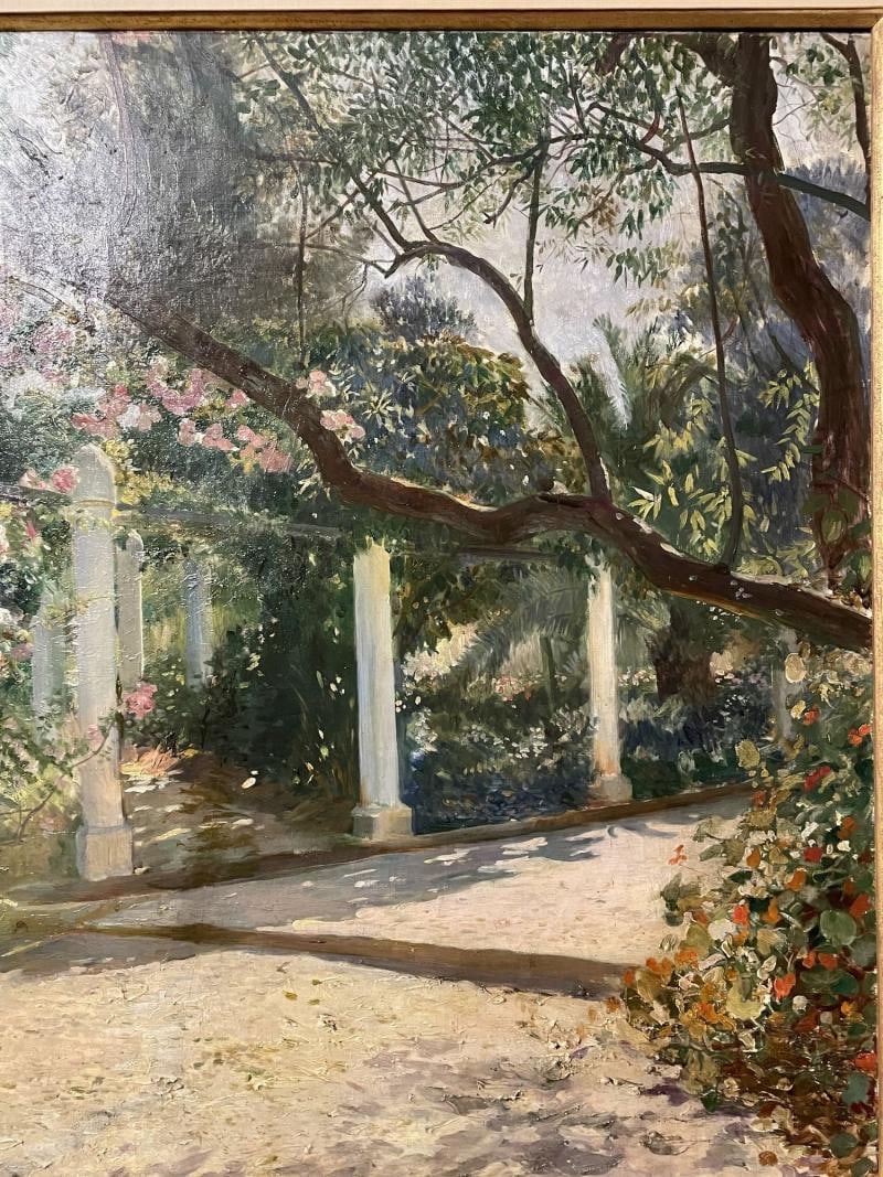 Georges Antoine Rochegrosse, Oil on Canvas, Almond Trees, Sotheby's Provenance - 9