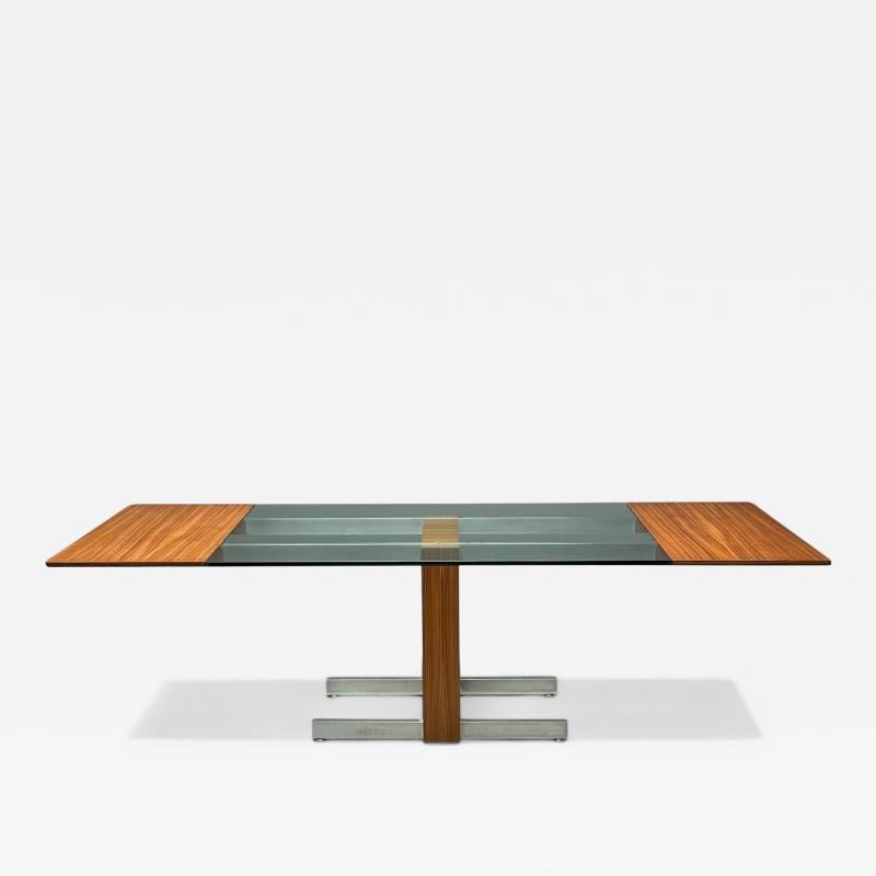 Vladimir Kagan, Mid-Century Modern, Dining Table, Zebrawood, Glass, USA, 1967 (1 of 13)