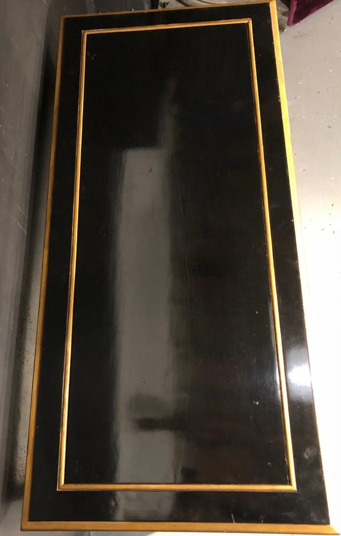Ebony and Parcel-Gilt Decorated Three-Drawer Desk, Maison Jansen attr. - 10