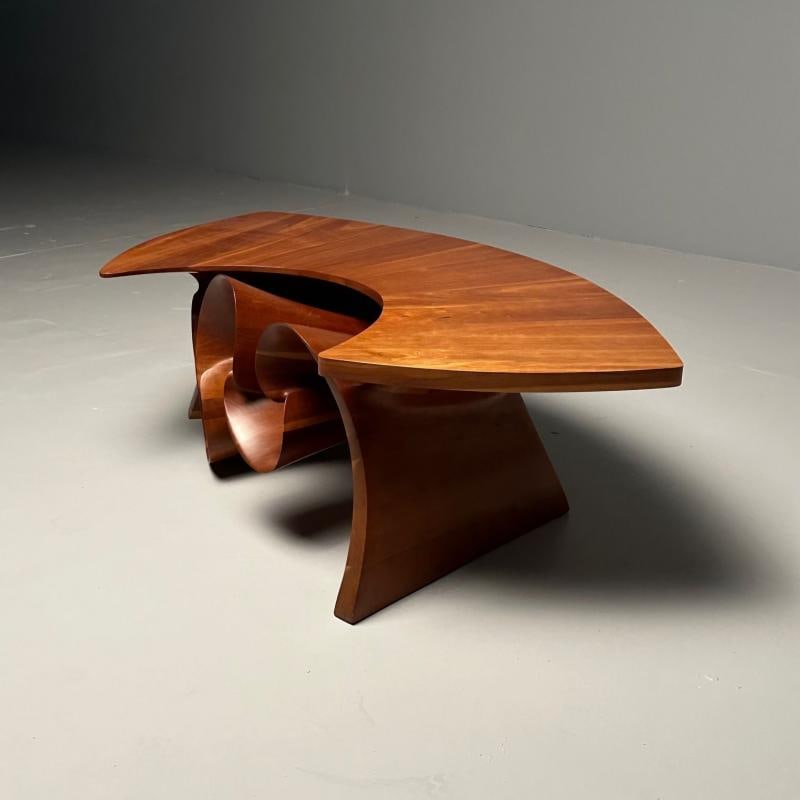 Peter Michael Adams, Mid-Century, Sculptural Coffee Table, Walnut, USA, 1970s - 6