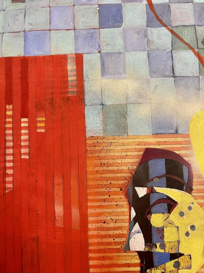Sallie Whistler Marcucci Abstract Painting Titled "Subconscious" - 10