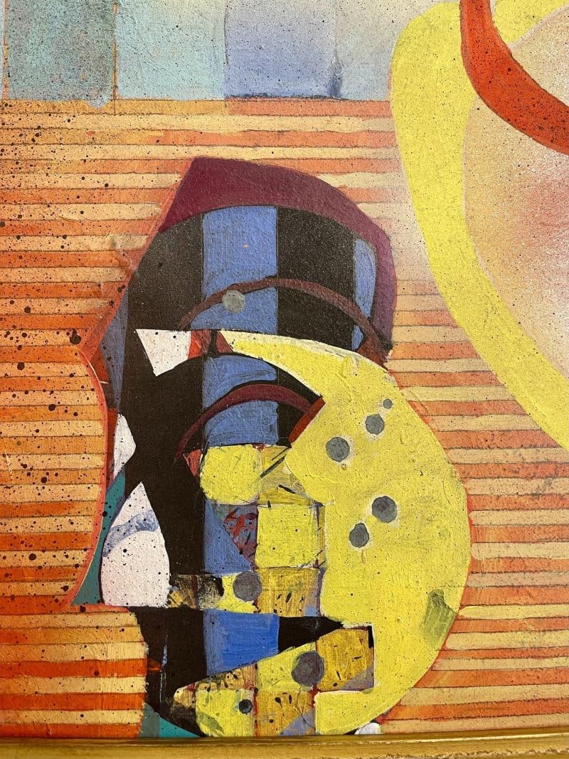 Sallie Whistler Marcucci Abstract Painting Titled "Subconscious" - 11