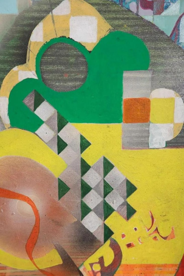 Sallie Whistler Marcucci Abstract Painting Titled "Subconscious" - 12